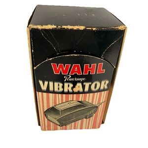 Vintage Wahl Powersage Vibrator Model 4300 Handheld Massager with Original Box